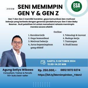 Seni Memimpin Gen Y dan Gen Z