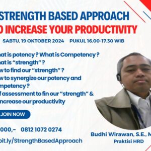 Strength Based Approach to Increase Your Productivity