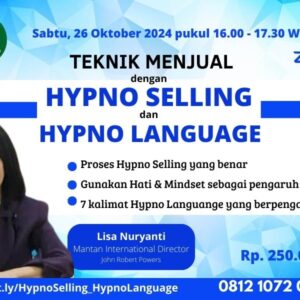 Teknik Menjual dengan Hypno Selling dan Hypno Language