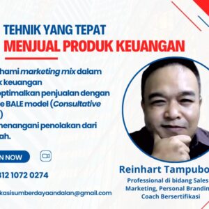 Teknik yang Tepat Menjual Produk Keuangan